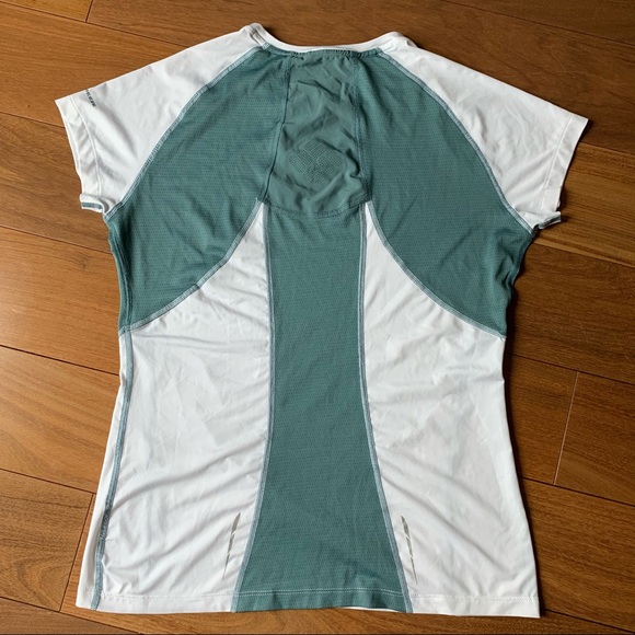 Columbia Omni Freeze White & Green Tee - Picture 3 of 9